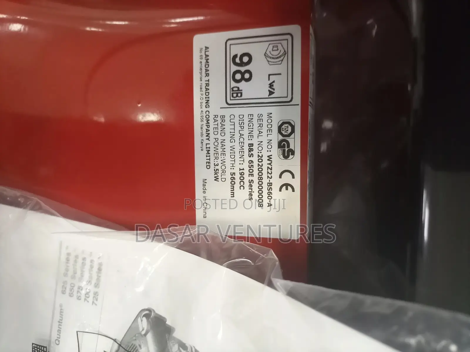 4.0hp Briggs and Stratton Lawn Mower Machine 1