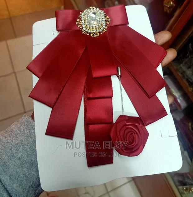 Fuchsia Coral French Bowties - thumbnail 4