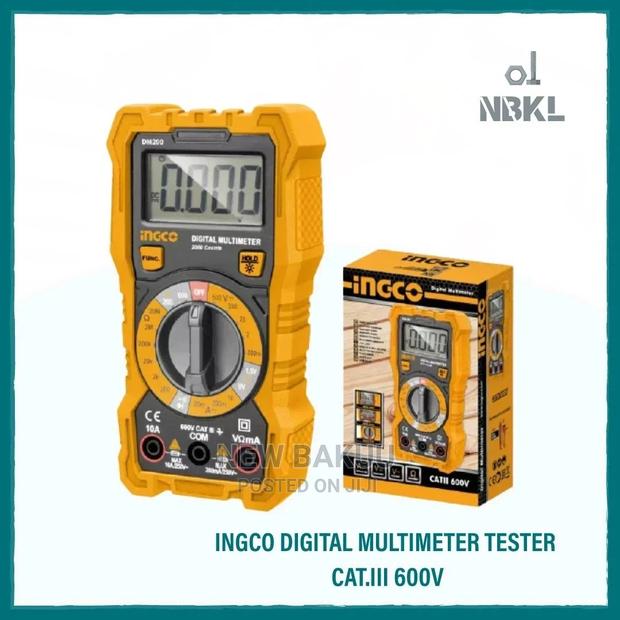 Ingco Digital Multimeter Tester Cat.Iii 600V Dm2002 - main view