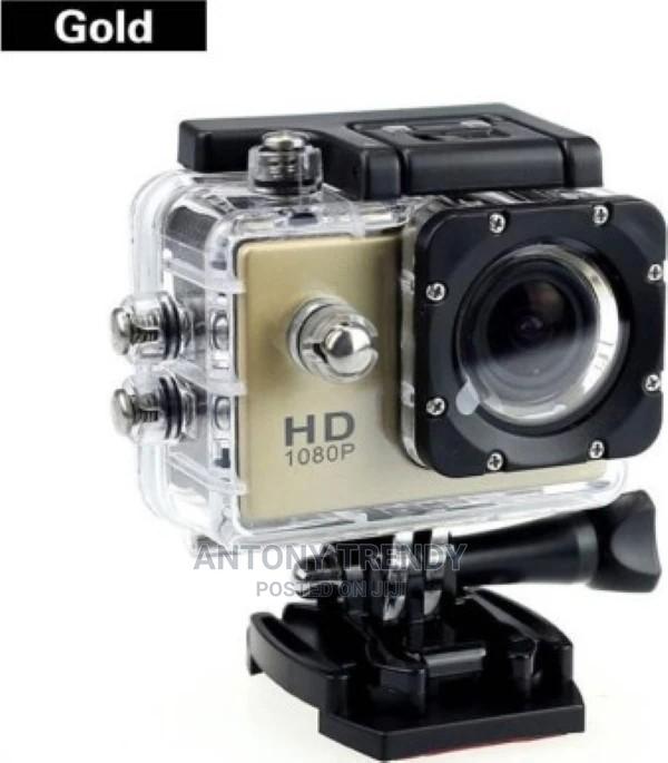Action Camera HD 1080p Waterproof Sports Camera (1080P)