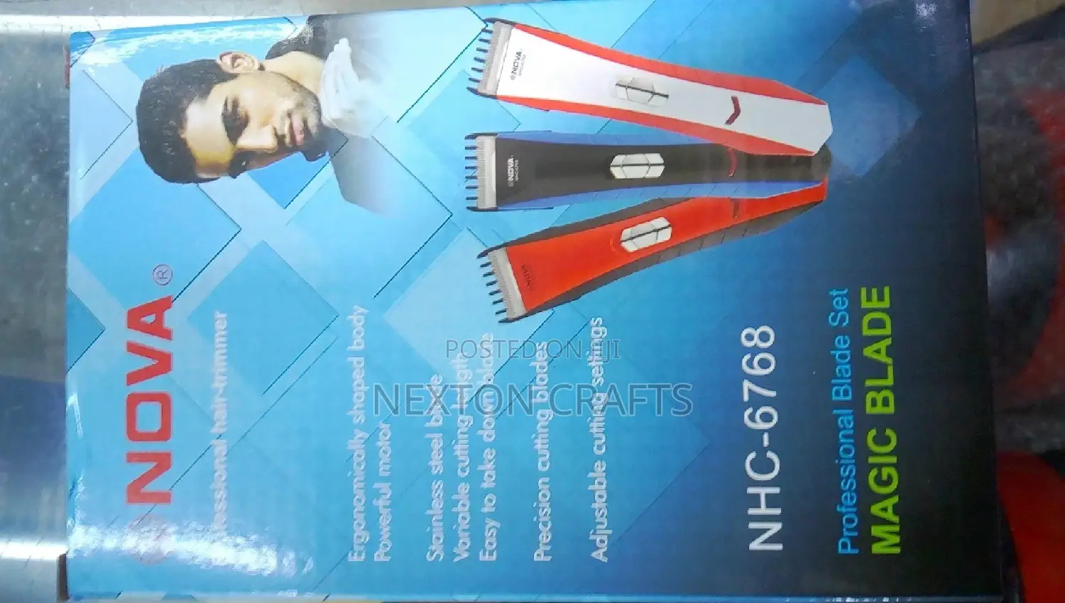 Nova Rechargeable Hair Clipper Nhc6768