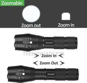 XML-T6 5-Mode White Light Zooming Flashlight