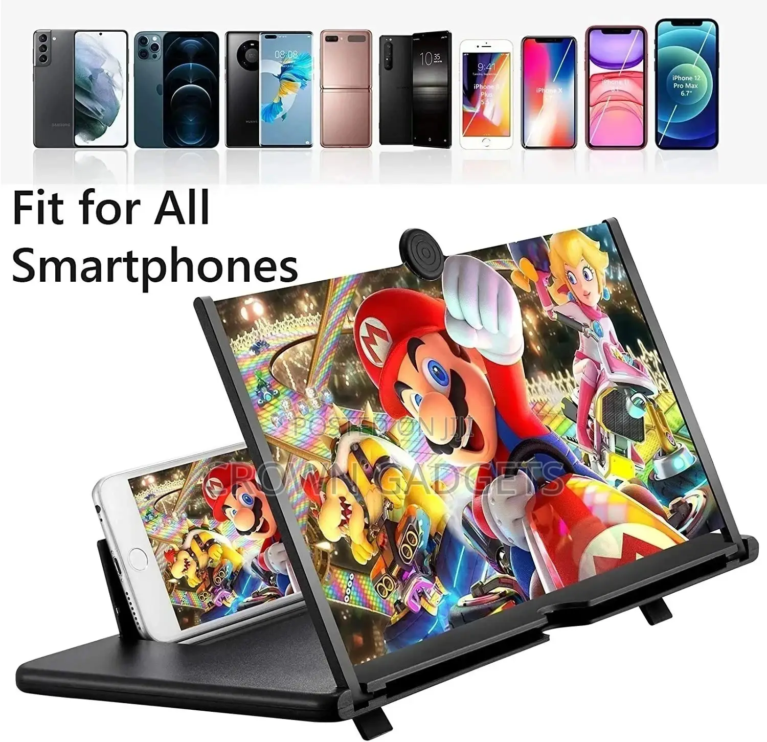 Foldable Phone Screen 3D Magnifier Screen