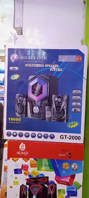 2.1 Golden Tech 10000 Watts Speaker System