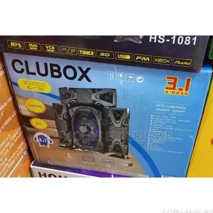3.1 Clubox 12000 Watts Ic-1103 Multimedia Speaker System.