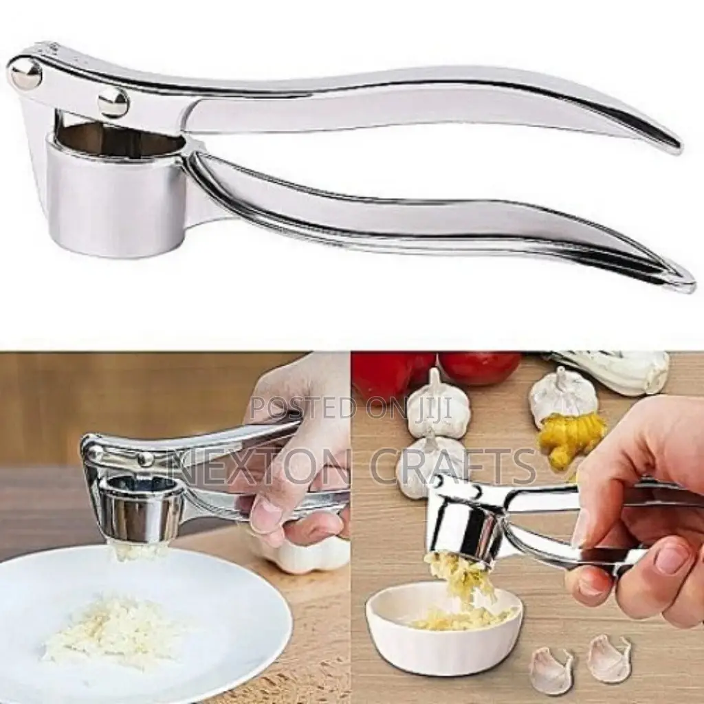 Garlic Press Crusher – Stainless Steel