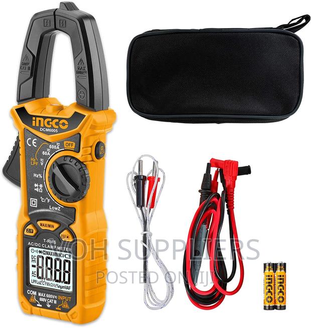 INGCO Auto Ranging Digital Clamp Meter TRMS 6000 Counts - main view