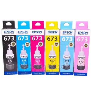EPSON T6731 Black Ink Bottle 70ml, Black, Yellow, Magenta, C