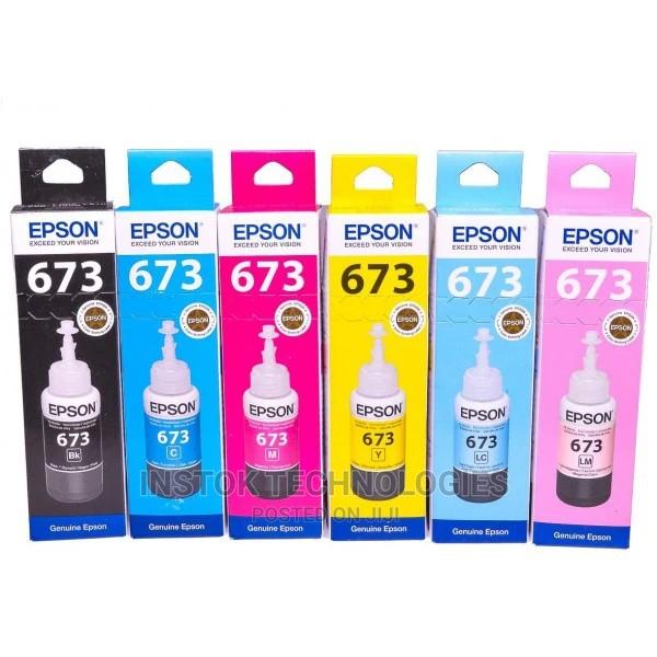 EPSON T6731 Black Ink Bottle 70ml, Black, Yellow, Magenta, C