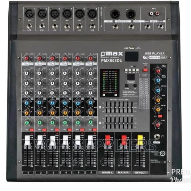 Max 6channel Powered Mixer