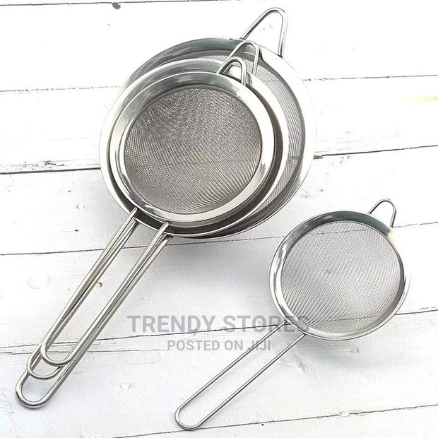 3pcs Stainless Steel Strainer Set - thumbnail 4