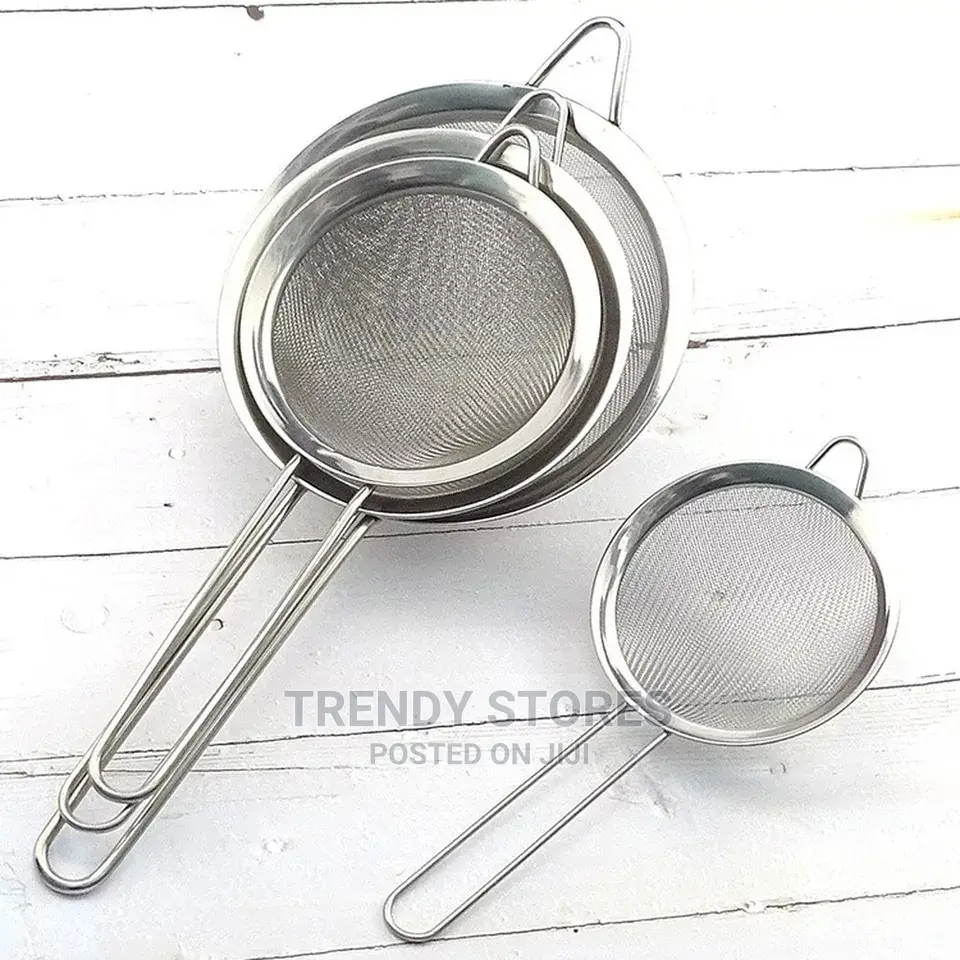 3pcs Stainless Steel Strainer Set