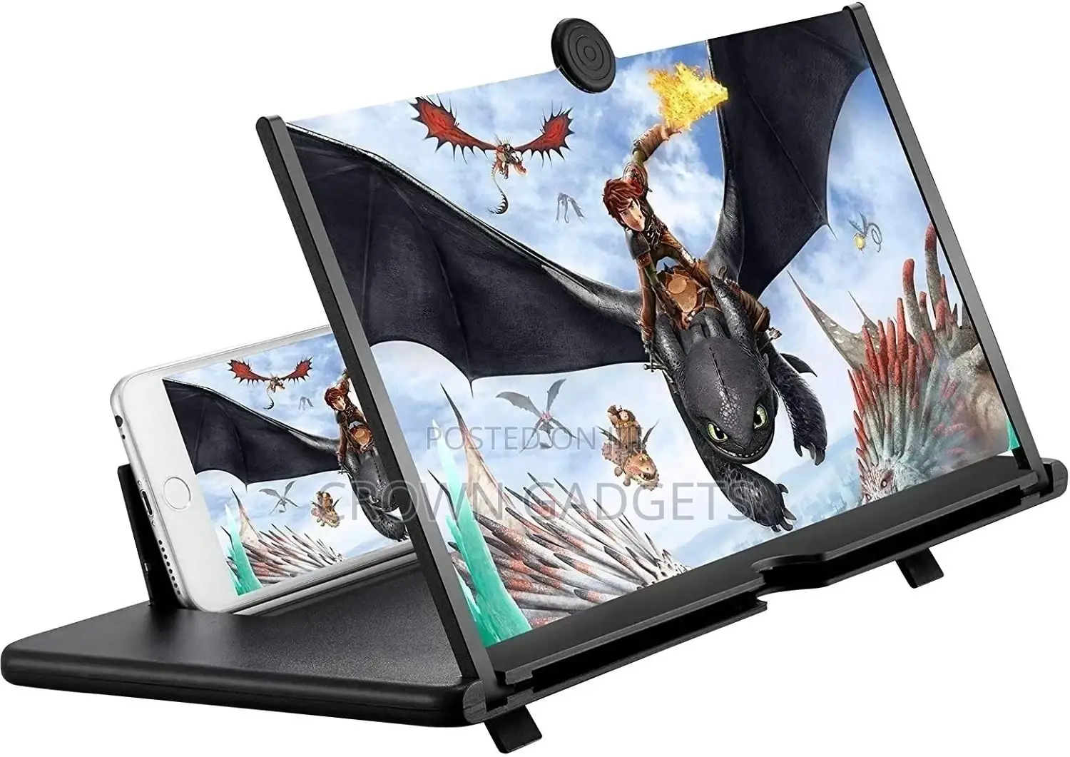 12" 3D Screen Magnifier For Cell HD Smart Phones Screen Enla