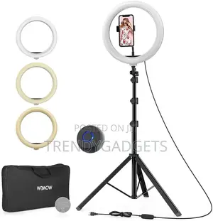 10 Inch Ring Light With Tripod Stand and Power Cable
