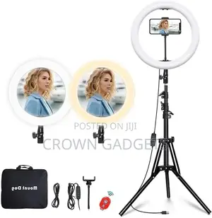 10 Inch Ring Light With 58 Inch Stand Flexible 1