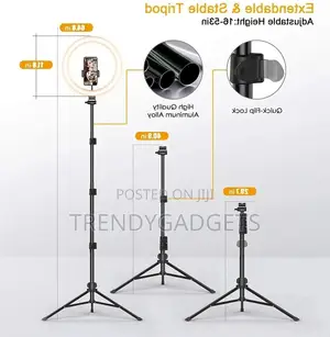 10 Inch Ring Light With Stand Tripod and Remote