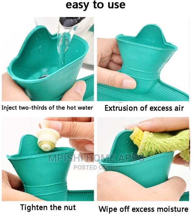 Rubber Hot Water Bottle 2L - thumbnail 5