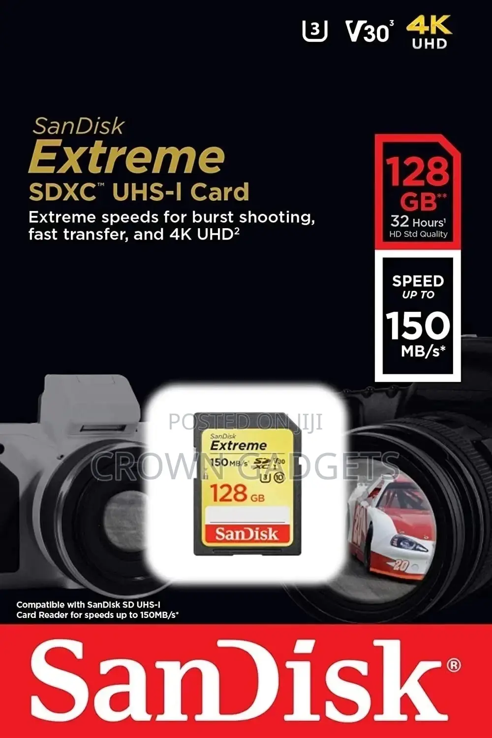 Sandisk Sdsdxpk-128g-Sandisk Extreme Pro