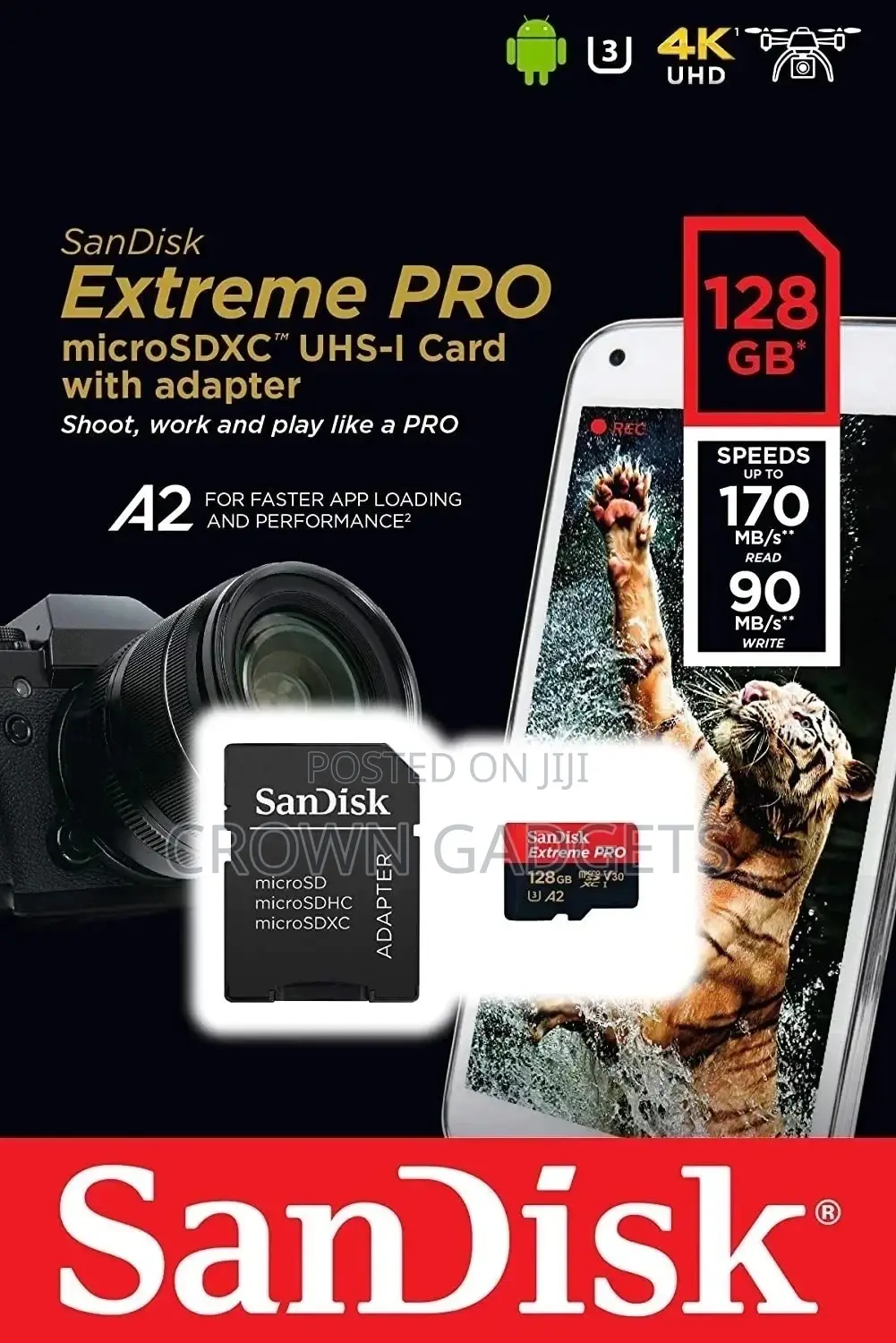 128GB Sandisk Extreme Pro SD Card