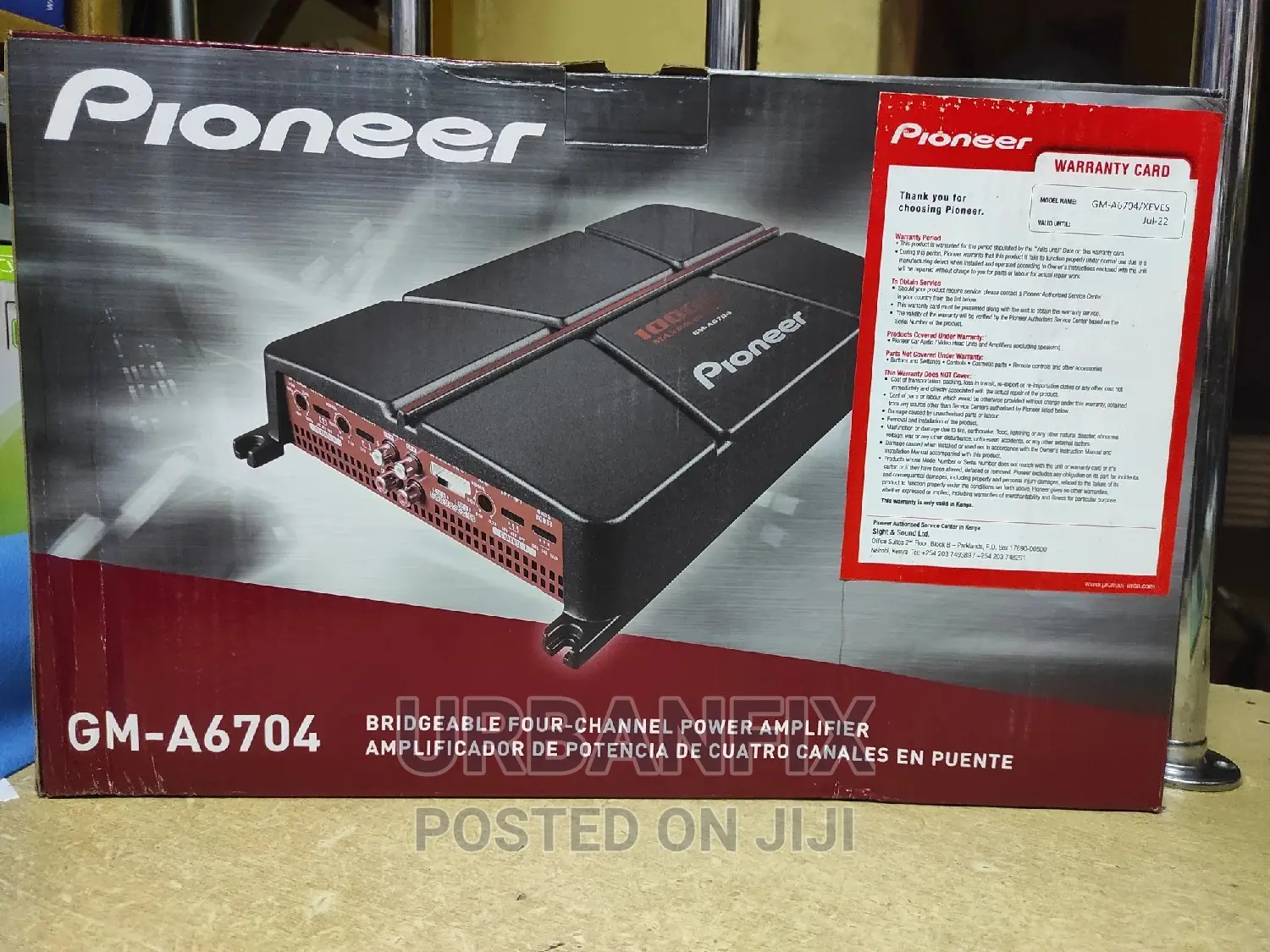 Pioneer Gm-A6704 1000watts 4 Channel Car Amplifier