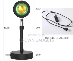 Sunset Projection Led Light