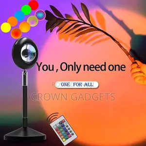 Dropshipping Sunset Projector Lamp LED Floor