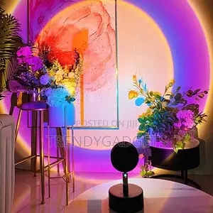 Sunset Projection Lamp LED Table Light Rainbow for Family