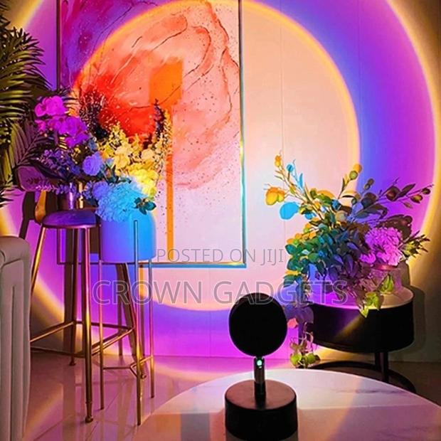 Sunset Projection Lamp LED Table Light Rainbow for Family - main view