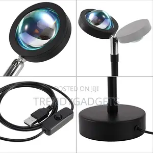 Rotatable Romantic Eternal Sunset Projection Lamp