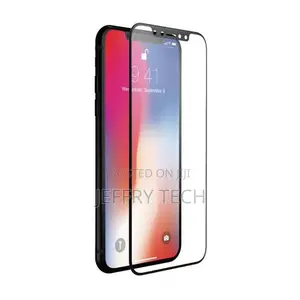 3D Full Glass Screen Protector - For iPhone X - Black