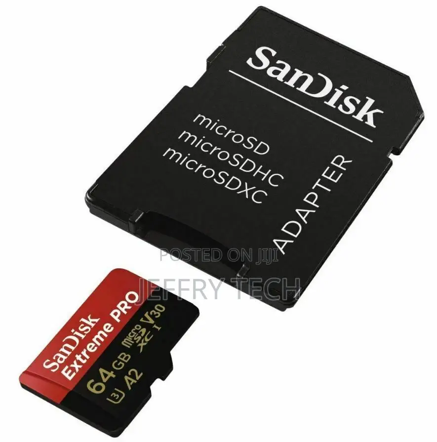 Sandisk 64GB Extreme Pro Micro SD SDXC Card V30 A2 170mb/S +