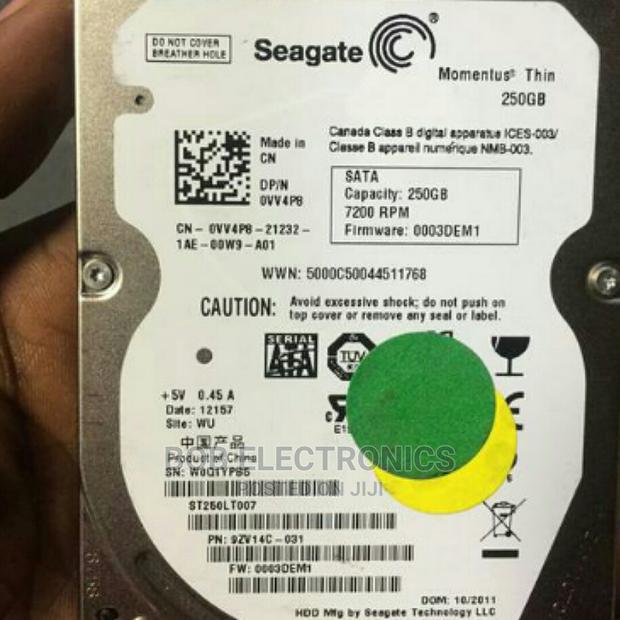 250gb Laptop Hard Disk - main view