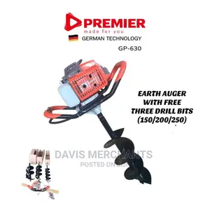 Premier Earth Auger With Three Different Size Bits