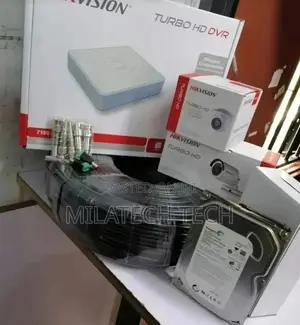 Four Bullet Dahua CCTV Cameras Security Surveillance Comple