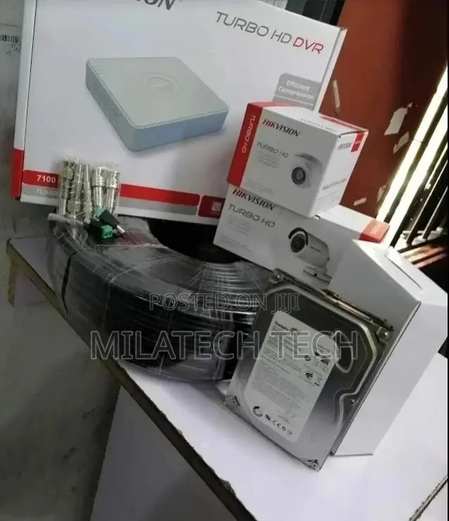 Four Dahua CCTV Cameras 1080P Security Surveillance Complet