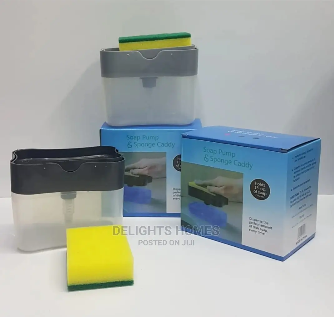 Soap Pump and Sponge Caddy
