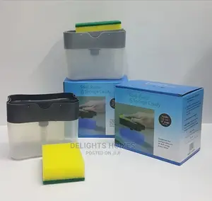 Soap Pump and Sponge Caddy