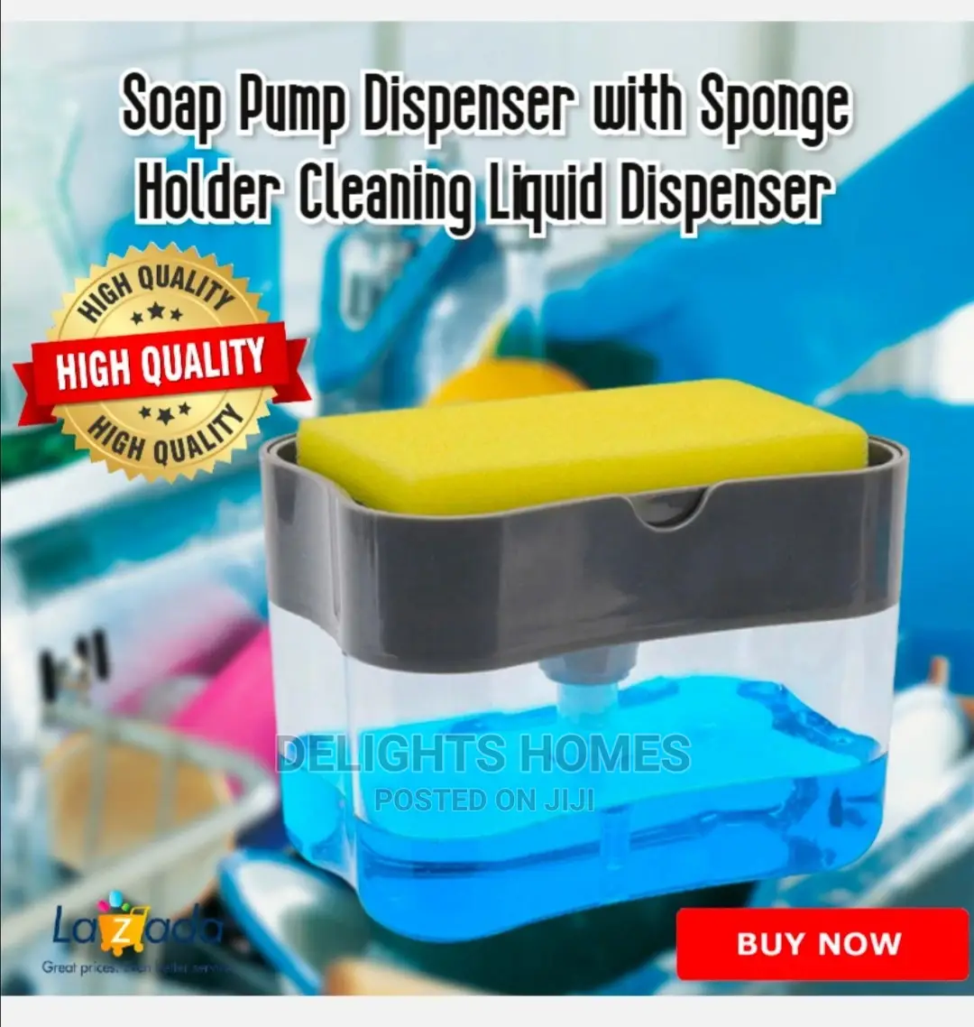Soap Pump and Sponge Caddy
