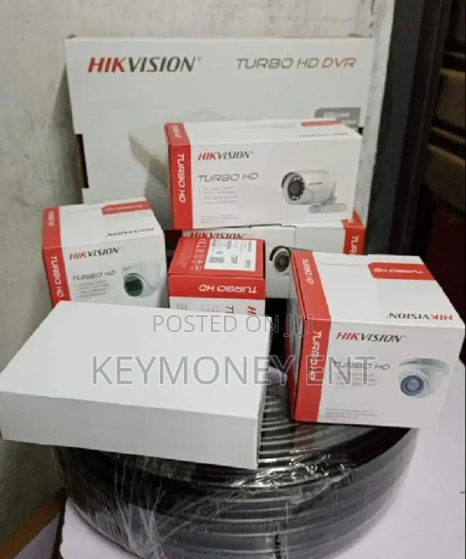 4 HIKVISION CCTV Cameras Complete Sales Package