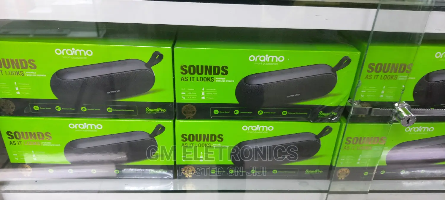 Oraimo Stereo Wireless Speaker.