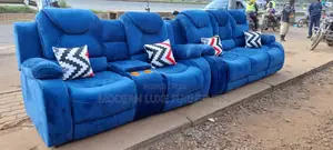 5 Seater Semi-Recliner Sofa