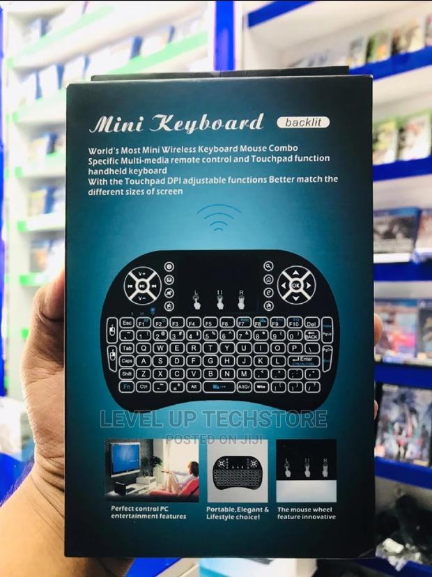 Backlit Wireless Mini Keyboard With Touchpad Mouse Combo. - main view