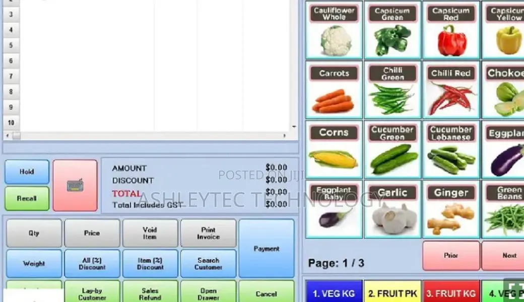 Affordable Grocery Shop POS Software System