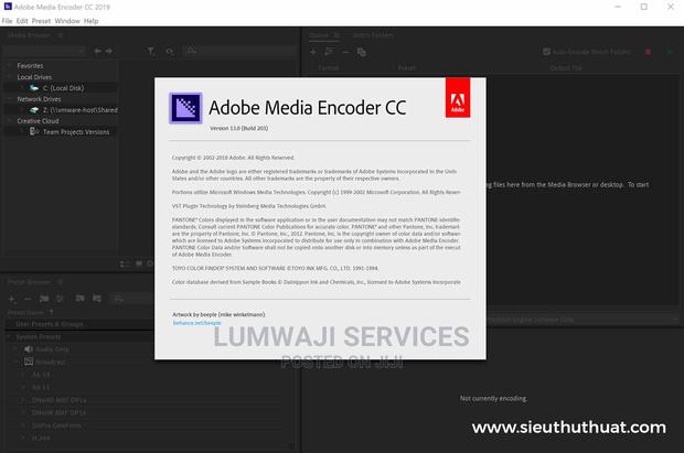 Adobe Media Encoder 2021(Mac) - main view
