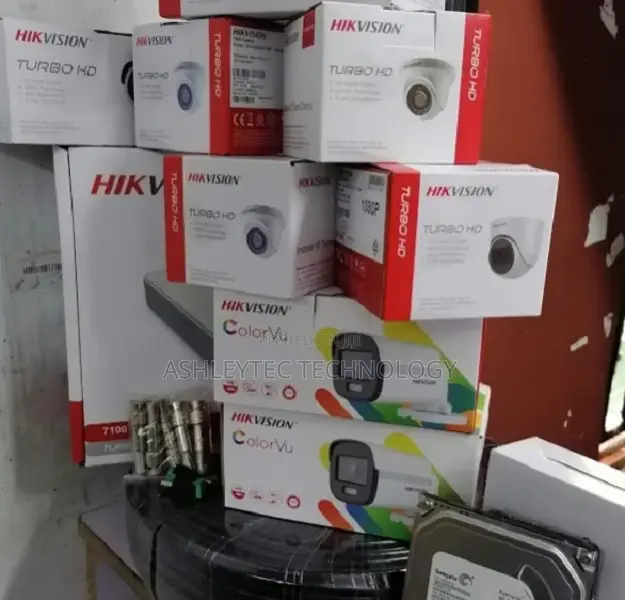 Six 6 Dahua CCTV Cameras 1080P Security Surveillance Compl