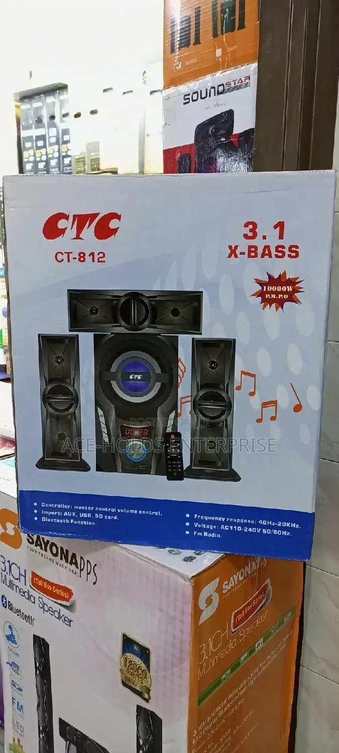 3.1 Ch Ctc Ct-812 Multimedia Sound System.