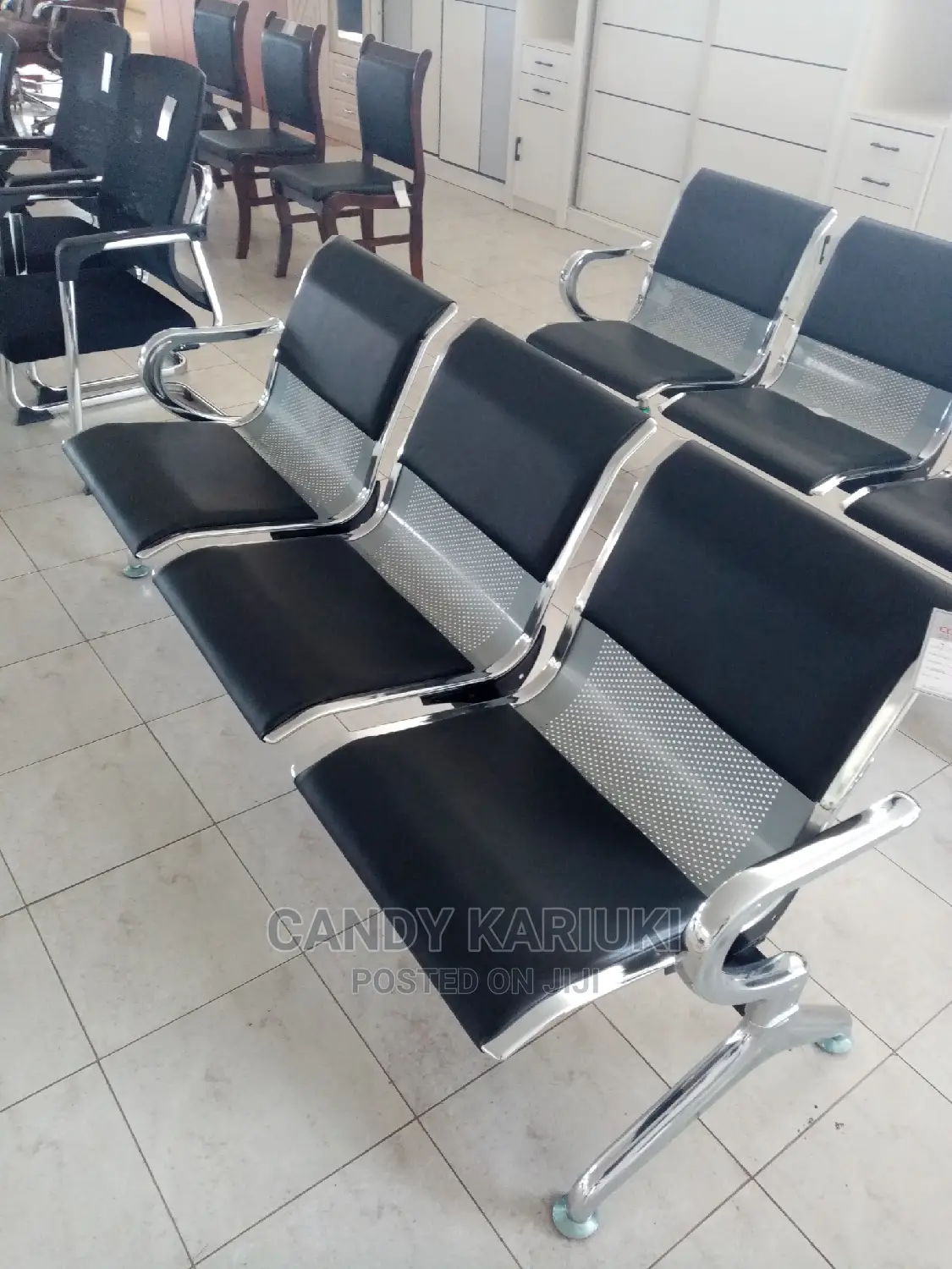 Reception Linked Padded Waiting Chair