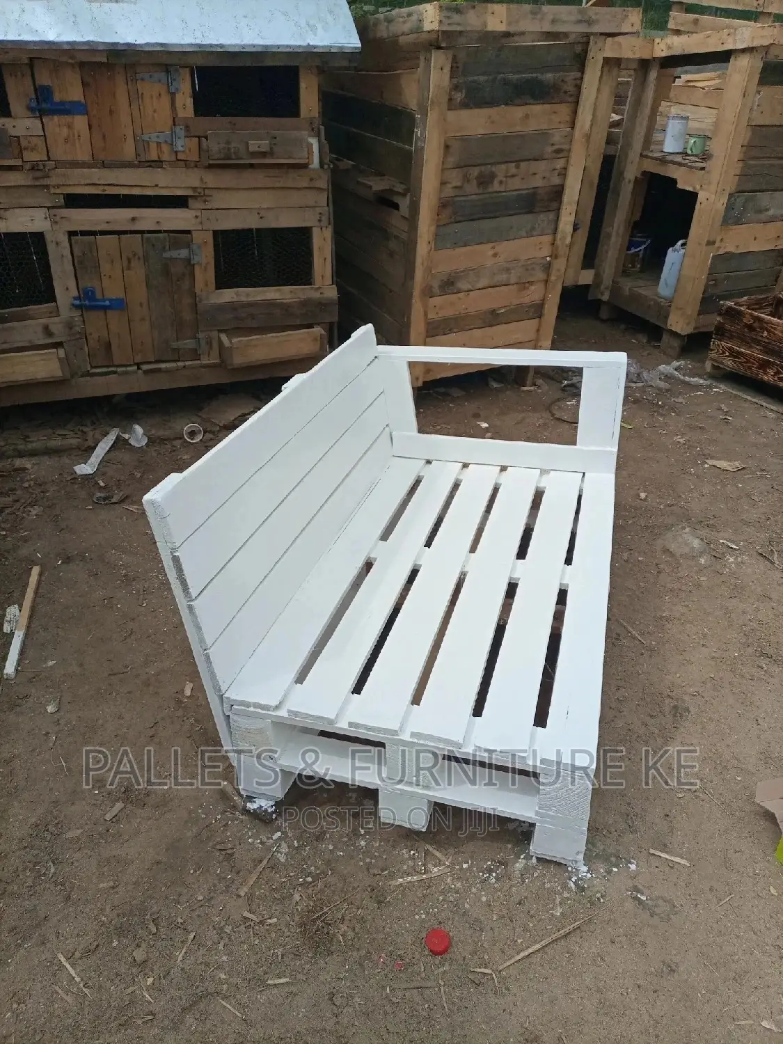 Balcony Pallets Seat