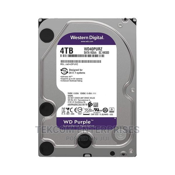 WD Purple Surveillance Hard Drive 4TB - main view