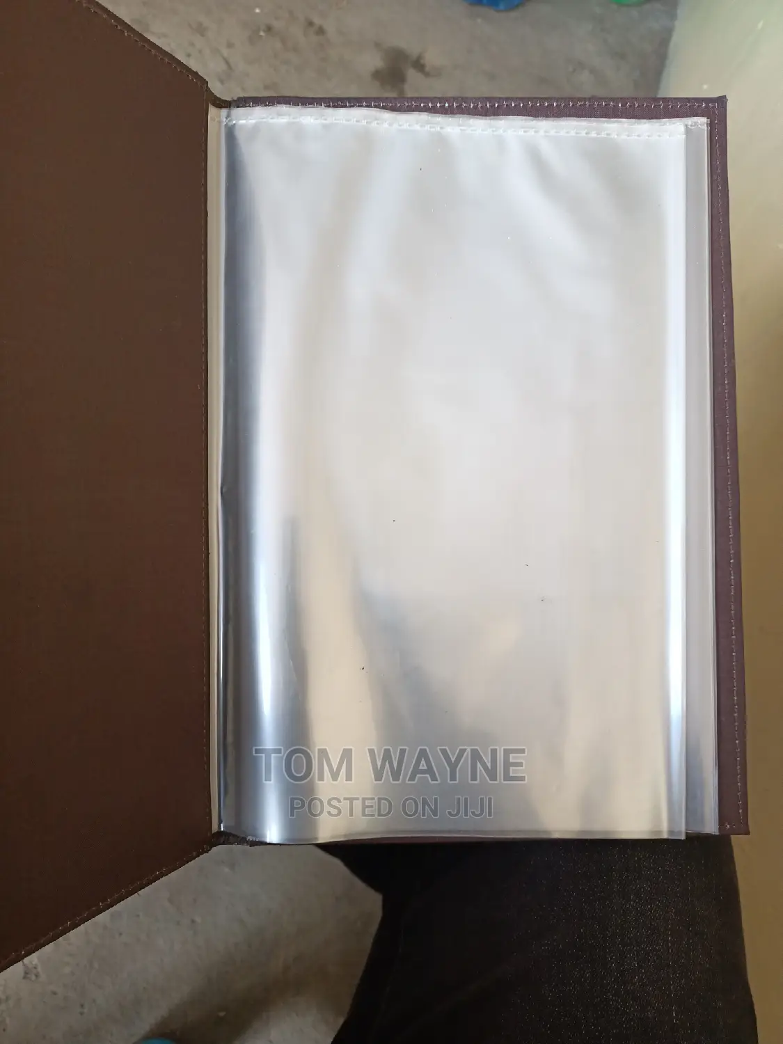Brown A4 Size Menu
